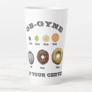 Customisable ObstetricsGynecologist/Nurse/Midwife Latte Mug