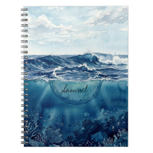Customisable Ocean Notebook