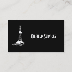 Customisable Oilfield Business Card