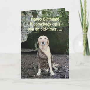 Customisable Old-timer Card