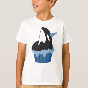 Customisable Orca Killer Whale Birthday  T-Shirt