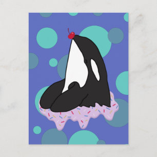 Customisable Orca Killer Whale   Postcard