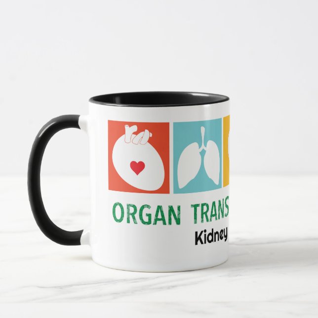 Customisable Organ Transplant Mug  (Left)