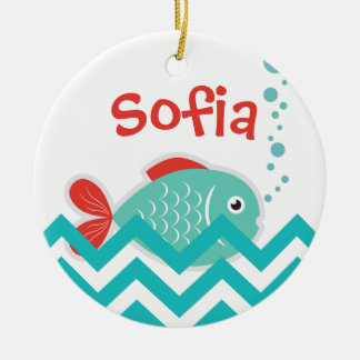 Customisable Ornament in "Fish Fish" Design