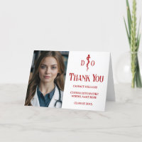 Customisable Osteopathic Medical Doctor Photo Red