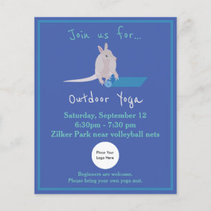 Customisable Outdoor Yoga Flyer