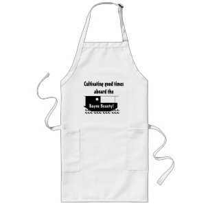 Customisable Oyster Boat Long Apron
