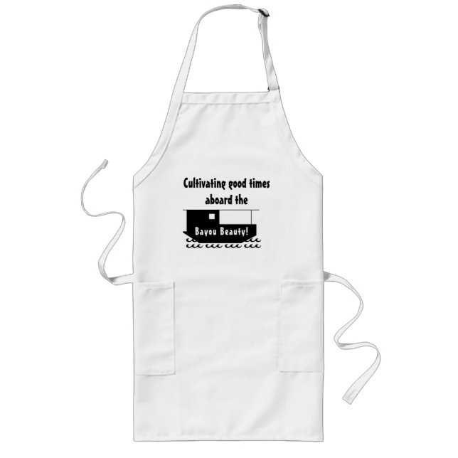 Customisable Oyster Boat Long Apron (Front)