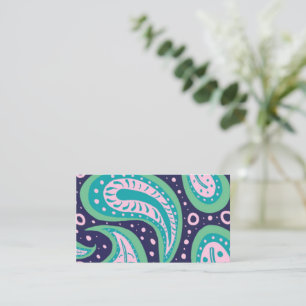Customisable Paisley Business Card