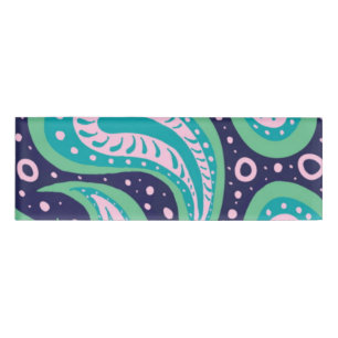 Customisable Paisley Name Tag