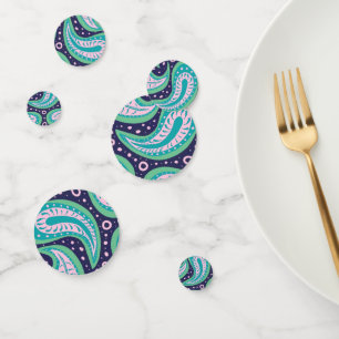 Customisable Paisley Table Confetti