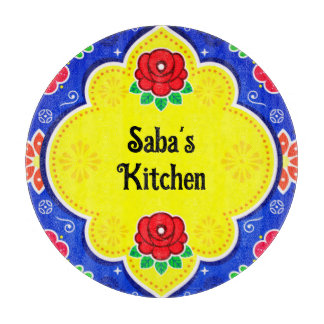 Customisable Pakistan Truck Art Glass Cutting Boar Board