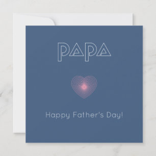 Customisable Papa, Guiding Light Greeting Card