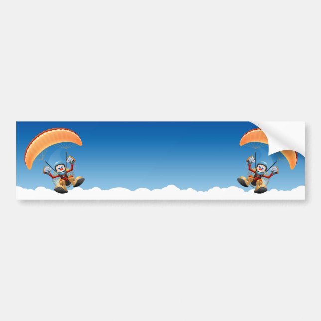 Customisable Paramotor Bumper Sticker (Front)