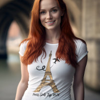 Customisable Paris Trip Chic Eiffel Tower Women's