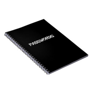 Customisable PASSWORDS Notebook Stylish