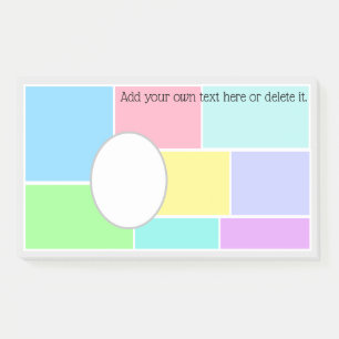 Customisable Patchwork Post-It Note Pad