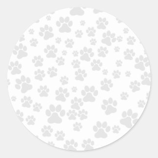 Customisable paw print sticker