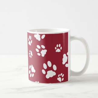 Customisable Paw Prints Coffee Mug