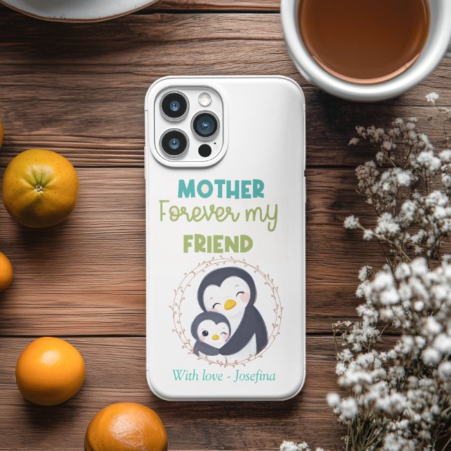 Customisable Penguin Perfect Mother’s Day Gift Case-Mate iPhone Case (Customizable Penguin Perfect Mother’s Day Gift Case-Mate iPhone Case)