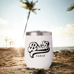 Customisable personal Bride and Babe Water Bottle