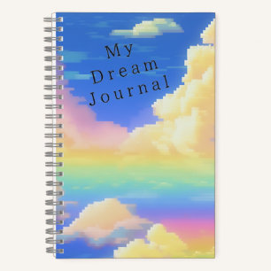 Customisable Personal Dream Journal Cloudy Pixels