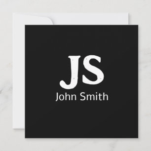 Customisable personal initials