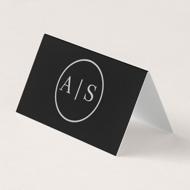 Customisable personal name business card (Front)