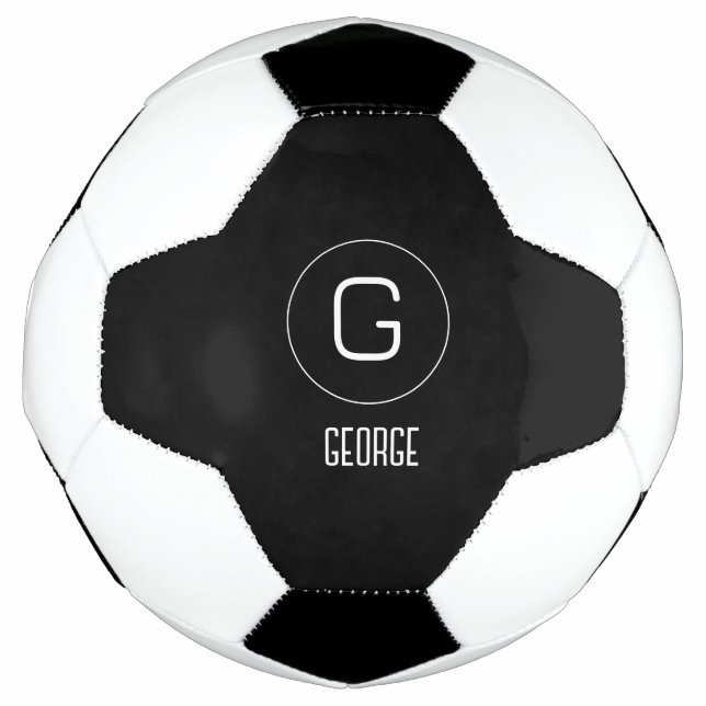 Customisable personal name logo  football (Front)
