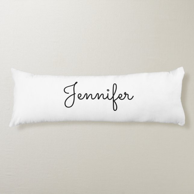 Customisable personal name, Personal name Body Cushion (Front)