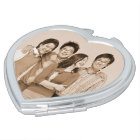 Customisable personal photo compact mirror
