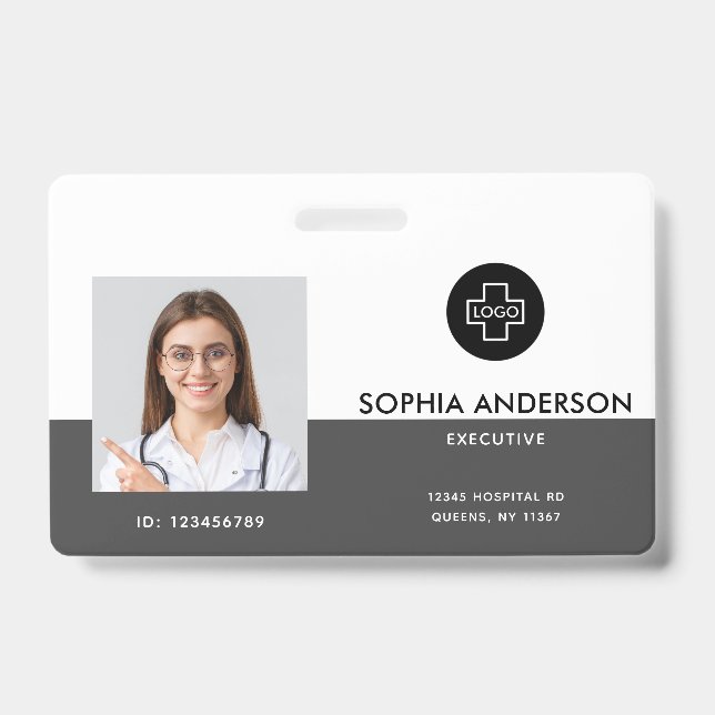 Customisable Personalised Corporate Employee ID  Badge (Front)