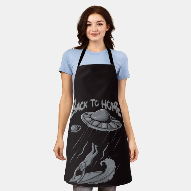 Customisable, Personalised, Custom Gift, Gift Idea Apron (Worn)
