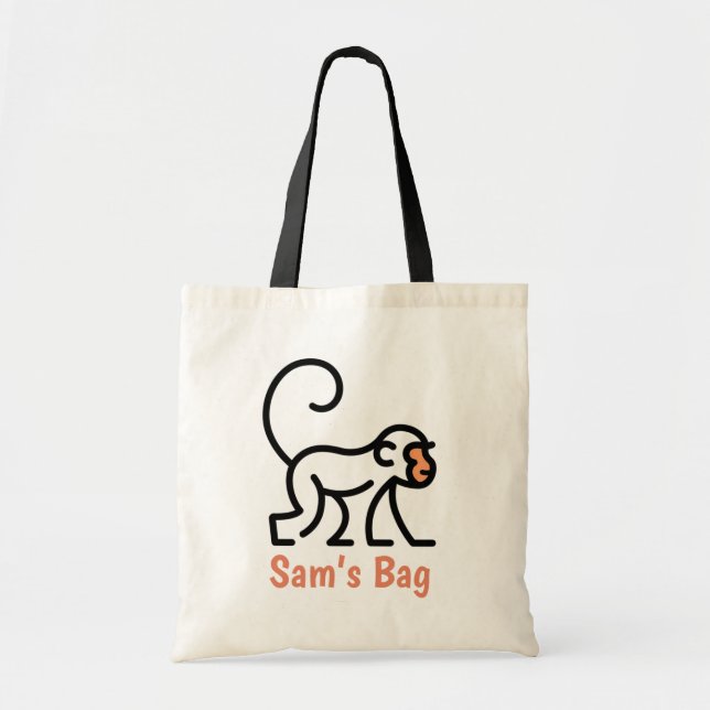 customisable personalised kids totes (Front)