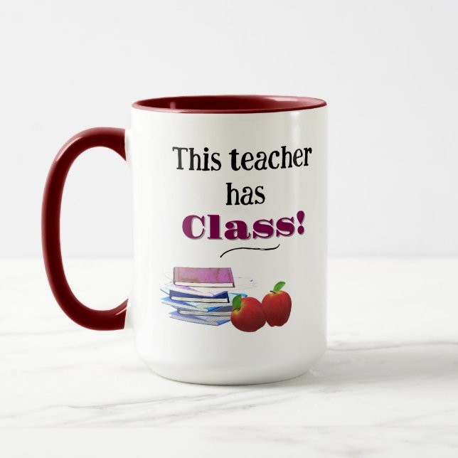 Customisable Personalised Teacher Mug (Left)