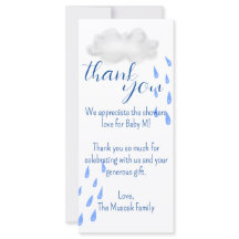 Customisable, Personalised Thank You Card