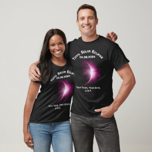 Customisable Personalised TOTAL SOLAR ECLIPSE  T-Shirt