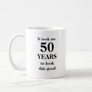 Customisable personalizable 50TH birthday Mug