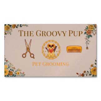 Customisable Pet Care Professional Card