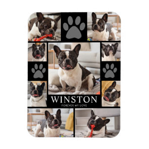 Customisable Pet Dog Memorial Photo Keepsake Magnet