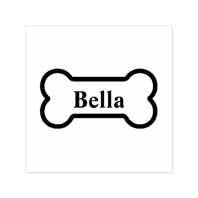 Customisable Pet Dog Name Stamp (Design)