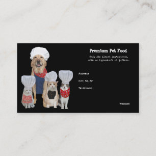Customisable Pet Food/Treats Business Card