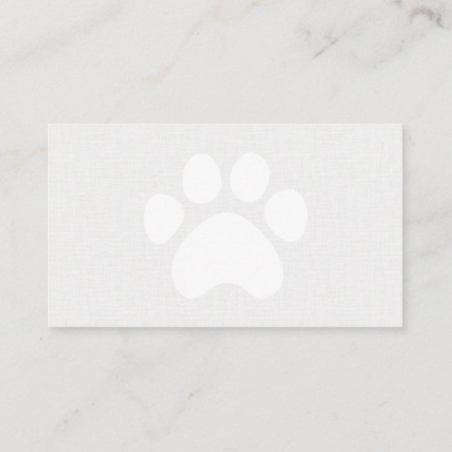 Customisable Pet Grooming Company Reminder Card (Back)