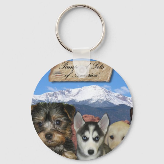 Customisable Pet Key Ring (Front)