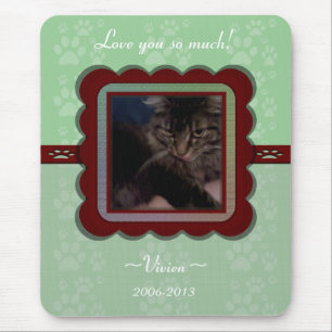 Customisable Pet Memorial  Mouse Mat