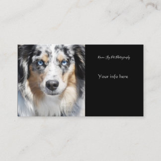Customisable Pet Photography business card