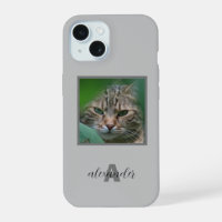 Customisable Pet Portrait iPhone Case with Name an