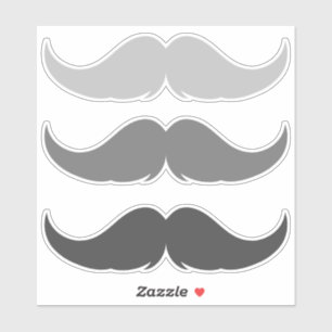 Customisable Petite Handlebar Moustache