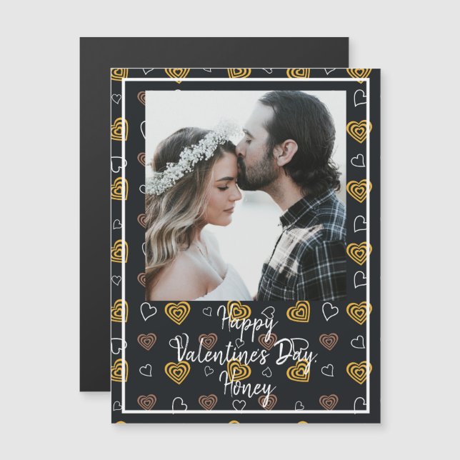 Customisable Photo and Text Valentine's Day Card (Front/Back)