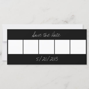 Customisable Photo Booth Save the Date Cards